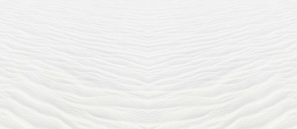 Rippled white sand